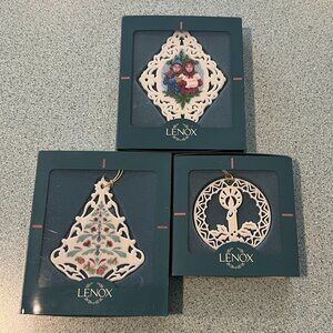 Lenox Ornaments - Set of 3